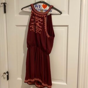 Maroon romper